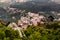 Aerial View on Sintra National Palace from Murish Castle