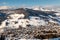 Aerial View on Ski Resort Megeve in French Alps