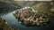 Aerial View Of Skradin: Captivating Beauty From Above