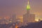 Aerial view of skyline of Mecca holy city in Saudi Arabia