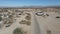 Aerial view of Slab city, California