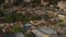 Aerial view of slum dwellings, Conakry, Guinea