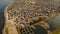 Aerial view slums of Manila, the poor district. Philippines, Manila