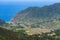 Aerial view on small city Sao Vicente