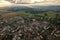 Aerial view of a small czech town ChotÄ›boÅ™