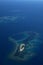 Aerial view of small island nearby Ile des Pins, New Caledonia