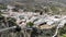Aerial view of Small town beautiful and peaceful in a valley on Gran Canaria. Bartolome de Tirajana panoramic old village.