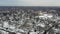 Aerial View Small Town After a Snowfall