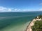 Aerial view of the south coast of Bahia,