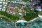 Aerial view of the south coast between Sainte-Anne and Saint-Francois, Grande-Terre, Guadeloupe, Caribbean