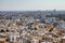 Aerial view of south Tel Aviv neighborhoods cityspace