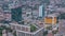 Aerial view of the southern part of Sarajevo city time lapse.