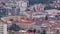 Aerial view of the southern part of Sarajevo city timelapse.