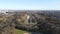 Aerial view of Soviet Memorial in Treptower park during Spring in Friedrichshain Berlin