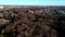 Aerial view of Soviet Memorial in Treptower park during Spring in Friedrichshain Berlin Germany