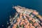 Aerial view of Sozopol town, Bulgaria