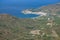 Aerial view Spain El Port de la Selva Catalonia