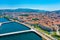 Aerial view of Spanish town Pontevedra