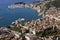 Aerial view, Split city center, old town with Diocletian palace, Croatia