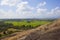 Aerial view of Sri Lankan farmland