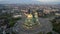 Aerial view of St. Alexander Nevsky Cathedral, Sofia, Bulgaria