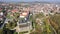 Aerial view of St.Barbara Church in Kutna Hora, Czech Republic