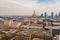 Aerial view of the St. Pauls Cathedrale in London, UK