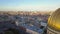 Aerial view. St. Petersburg. Isakiev Square, Isakievsky Cathedral.