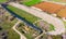 Aerial view of Stadium at Aphrodisias. Turkey