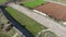 Aerial view of the Stadium at Aphrodisias. Turkey