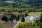 Aerial view on Sterling Vineyards winery