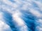 Aerial view of stratocumulus clouds