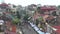 Aerial view of the street in old part of Hanoi