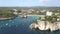 Aerial view of a stunning beach in Menorca