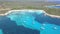 Aerial view of a stunning beach in Menorca