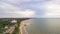 aerial view Suan Son beach Rayong Thailand