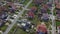 Aerial view of suburban bedroom community in Chisinau, Moldova.