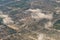 Aerial view of Suburban Chicago and Rail yard near Ashburn, Illinois