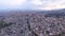 Aerial view of the suburbs in Mexico City. TAKE 3