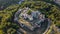 Aerial View Of Suceava Fortress In Moldavia, Romania