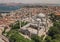 Aerial view of Suleymaniye Mosque