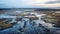 Aerial View Of Summer Swamp In Alaska: Stunning Nature Photography