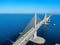 Aerial view of Sunshine Skyway Bridge