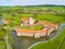Aerial view of Svihov castle