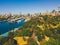 Aerial View of the Sydney Botanic Garden