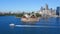 Aerial view of Sydney Opera House