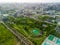 Aerial view of Taichung Nanxing Park, Taichung Metro Beitun District