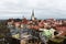 Aerial view of Tallinn old town