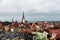 Aerial view of Tallinn old town