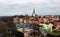 Aerial view of Tallinn old town